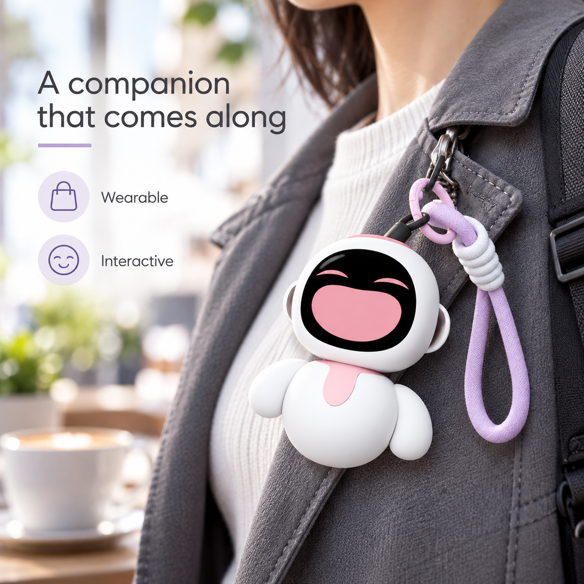 Eiliko Coral Pink — A Tiny Expressive Companion to Carry — Siero Trade
