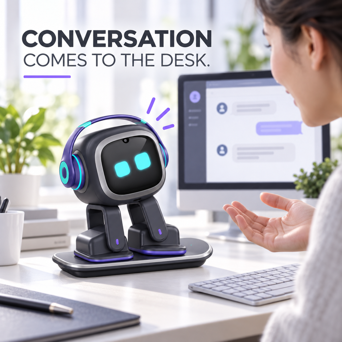 EMO Desk Robot — A More Expressive Workday — Siero Trade