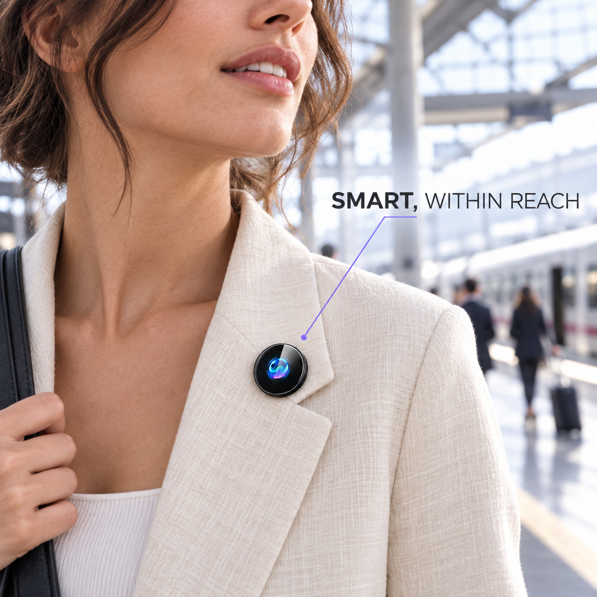 Saymi AI Smart Badge — A Personal Companion You Can Wear