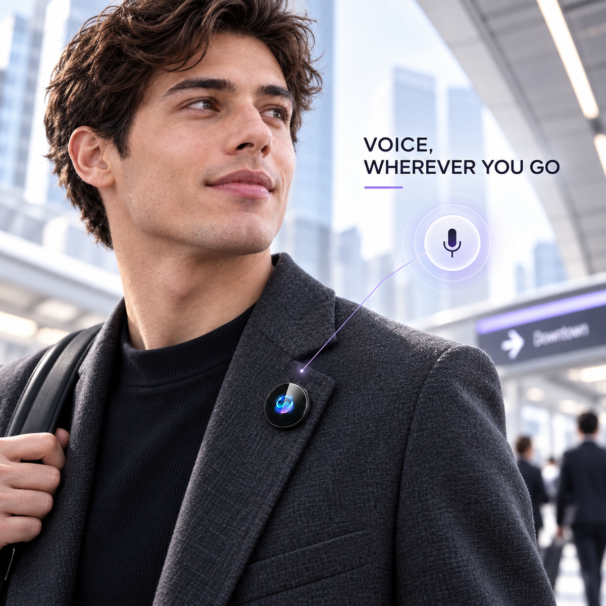 Saymi AI Smart Badge — A Personal Companion You Can Wear