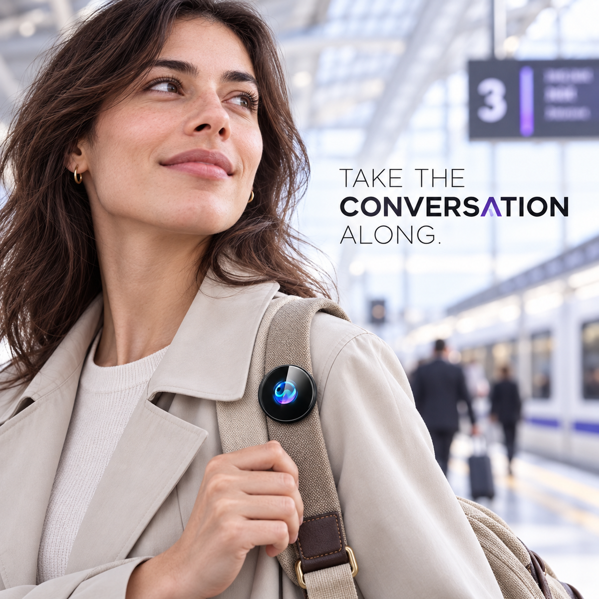 Saymi AI Smart Badge — A Personal Companion You Can Wear — Siero Trade