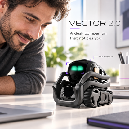 Vector 2.0 Robot — An Expressive Autonomous Desk Companion — Siero Trade